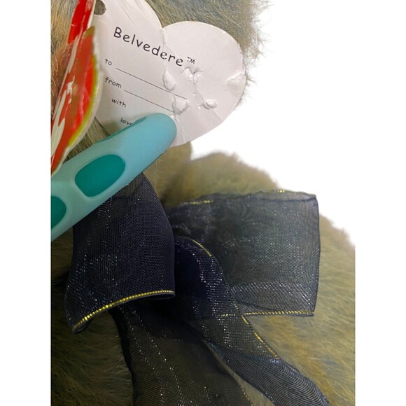 1999 TY Classic Plush Belvedere Teddy Bear Stuffed Animal With Tags - Picture 13 of 13